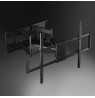 Maclean MC-482 TV Wall Mount Bracket for 60-120" Flat & Curved TVs up to 120kg Max. VESA 900x600 Swivel, Tilt and Rotate,