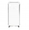 Xiaomi Redmi 7 Silicone TPU Transparent with Necklace Strap Silver