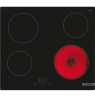 Bosch Hob | PKE61RBA2E | Electric | Number of burners/cooking zones 4 | Touch | Timer | Black