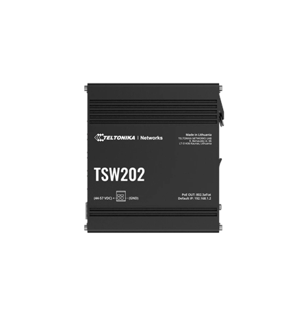 Teltonika Switch, 8 ports | TSW202 | L2 managed | Wall-mountable | SFP ports quantity 2