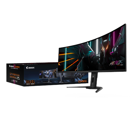 Gigabyte | CO49DQ | 49 " | OLED | DQHD | 32:9 | 144 Hz | 3 ms | 5120 x 1440 pixels | 250 cd