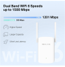 Mercusys AX1500 Wi-Fi 6 Range Extender | ME60X | 802.11ax | 1201 Mbit