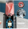 Philips Blender | HR2766/00 | Tabletop | 1000 W | Jar material Plastic | Jar capacity 0.7 + 0.3 L | Ice crushing | Black