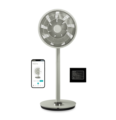 Duux | Fan with Battery Pack | Whisper Flex Smart | Stand Fan | Sage | Diameter 34 cm | Number of speeds 26 | Oscillation | Yes