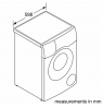 Bosch | Washing Machine with Dryer | WNC254A0SN | Energy efficiency class D | Front loading | Washing capacity 10.5 kg | 1400 RP