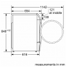 Bosch | Washing Machine with Dryer | WNC254A0SN | Energy efficiency class D | Front loading | Washing capacity 10.5 kg | 1400 RP