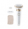 Braun Epilator | 9-011 3D Silk-epil 9 Flex | Operating time (max) 50 min | Number of power levels 2 | Wet & Dry | White