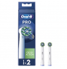 Oral-B | Replaceable toothbrush heads | EB50RX-2 Cross Action Pro | Heads | For adults | Number of brush heads included 2 | Whit