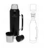 Stanley termosas LEGENDARY CLASSIC - MATTE BLACK 1L