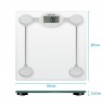 Salter 9018S SV3RCFEU16 Glass Electronic Bathroom Scale
