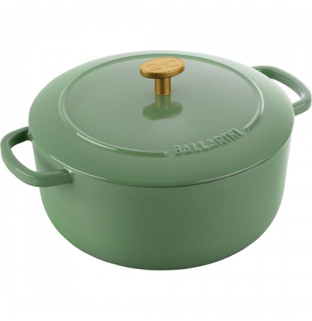Ballarini Bellamonte Round Cast Iron Pot - 3 ltr, Green