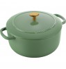 Ballarini Bellamonte Round Cast Iron Pot - 3 ltr, Green