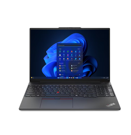 Lenovo | ThinkPad E16 Gen 2 | Black | 16 " | IPS | WUXGA | 1920 x 1200 pixels | Anti-glare | AMD Ryzen 5 | 7535HS | 16 GB | SO-D