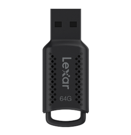 Lexar | USB Flash Drive | JumpDrive V400 | 64 GB | USB 3.0 | Black