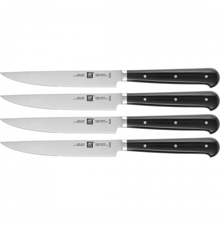 Set of 4 serrated Zwilling steak knives - 12 cm