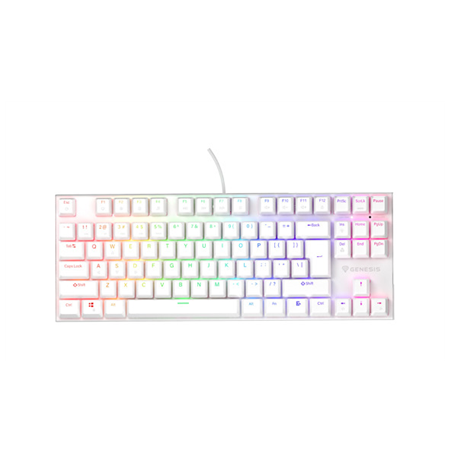 THOR 303 | Mechanical Gaming Keyboard | Wired | US | White | USB Type-A | Outemu Peach Silent