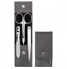 Zwilling Classic Inox Travel Set – Leather Case, 3 Pieces - Grey