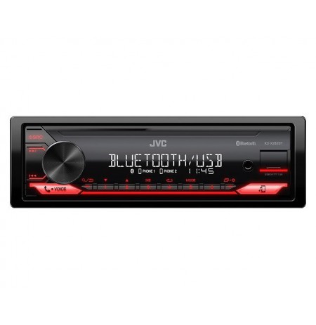 Car audio JVC KDX-282BT RED