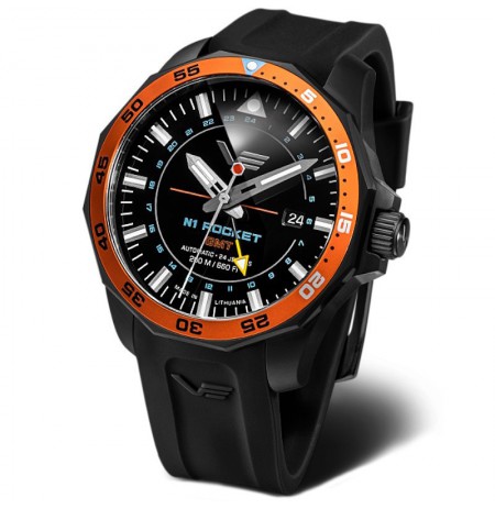Vostok Europe N1 Rocket GMT NH34-225C714Si