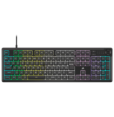 Corsair K55 CORE RGB | Gaming keyboard | Wired | NA | Black | USB 2.0 Type-A