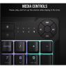 Corsair K55 CORE RGB | Gaming keyboard | Wired | NA | Black | USB 2.0 Type-A