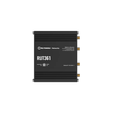 LTE CAT 6 Router | RUT361 | 802.11n | 10/100 Mbit/s | Ethernet LAN (RJ-45) ports 2 | Mesh Support No | MU-MiMO Yes | 4G