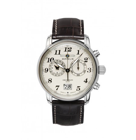 Zeppelin 7684-5 watch Wrist watch Male Quartz Silver