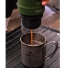 OUTIN NANO rankinis espresso kavos aparatas, tamsiai žalia