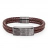 Apyrankė Police Logo Plaque Bracelet for Men PEJGB2102533