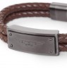Apyrankė Police Logo Plaque Bracelet for Men PEJGB2102533