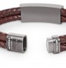 Apyrankė Police Logo Plaque Bracelet for Men PEJGB2102533