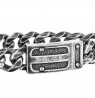 Apyrankė Police Black Bracelet for Men PJ.26056BSE/02-S