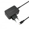 Qoltec 51024 Charger | 65W | 5-20V | 3-3.25A | USB type C | PD | Black