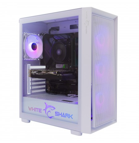 White Shark GCC-2401 Warhead-3 White 4 Fans 12cm RGB