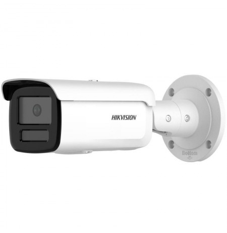 Hikvision bullet  DS-2CD2T47G2H-LISU/SL F4 (4 MP, balta, 60 m. IR, 60 m. LED, Hybrid Light)