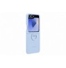 Samsung Galaxy Flip6 Silicone Case with Ring Blue