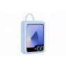 Samsung Galaxy Flip6 Silicone Case with Ring Blue