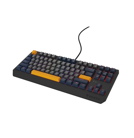 THOR 230 | Mechanical Gaming Keyboard | Wired | US | Naval Blue Negative | USB Type-A | Outemu Panda