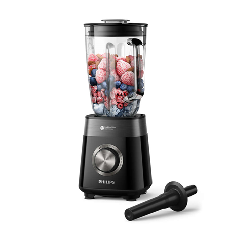 Philips Blender | HR3030/00 | Tabletop | 1200 W | Jar material Glass | Jar capacity 2 L | Ice crushing | Black
