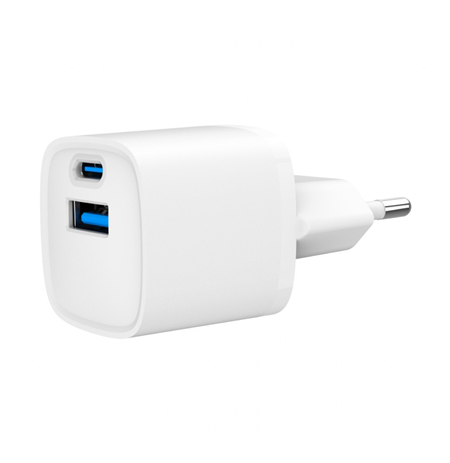 Fast Charger | TA-UC-PDQC20-W-01 | USB A+C
