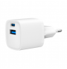 Gembird Fast Charger | TA-UC-PDQC20-W-01 | USB A+C