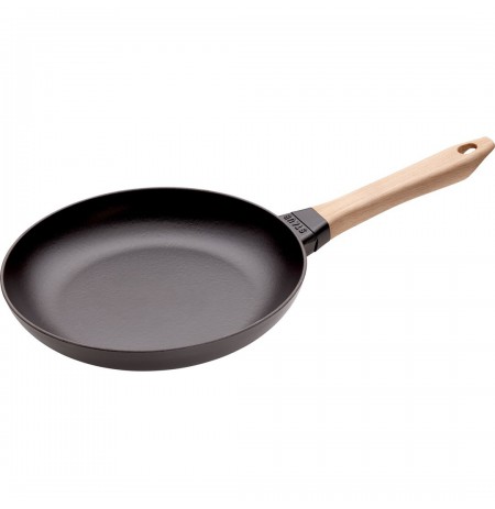 Cast iron frying pan with wooden handle Staub - 26 cm