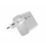 NATEC RIBERA GAN CHARGER 1x USB-A + 1x USB-C 65W WHITE