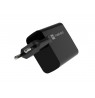 NATEC RIBERA GAN CHARGER 1x USB-A + 1x USB-C 45W BLACK