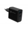NATEC RIBERA GAN CHARGER 1x USB-A + 1x USB-C 45W BLACK