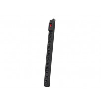 Armac Multi M12 | Power strip | surge protector, 12 sockets, 5m cable, black