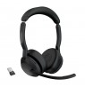 Jabra Headset Evolve2 55 USB-A UC Stereo wireless