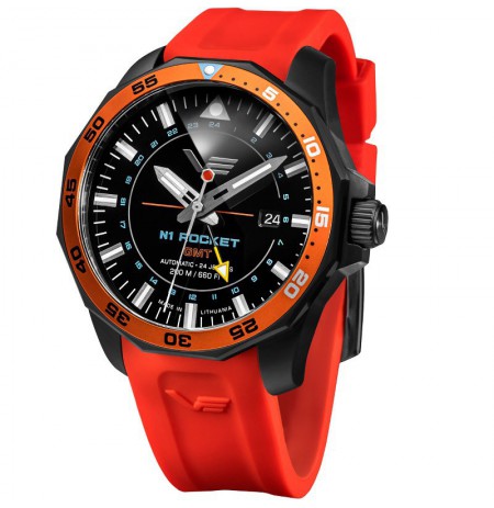 Vostok Europe N1 Rocket GMT NH34-225C714SIRED