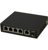 PULSAR 6-port switch SFG64F1 up to 4 IP cameras