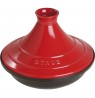 Tajine Staub dish - 28 cm, red-black